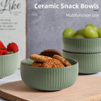 46 oz Ceramic Bowl Set of 4