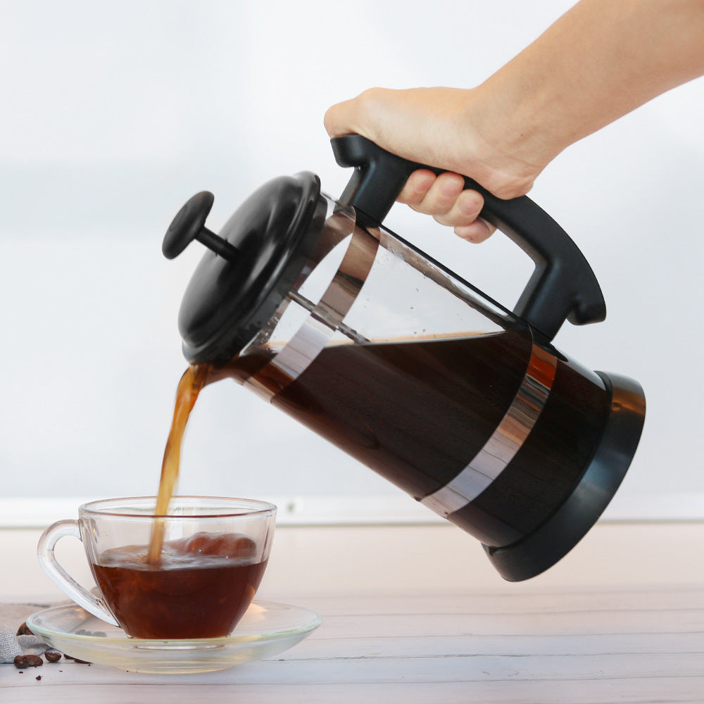 Glass French Press Coffee Maker (1L)