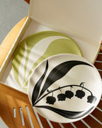 Eclectic Floral Bamboo Fiber Dinnerware Set (4-Piece)
