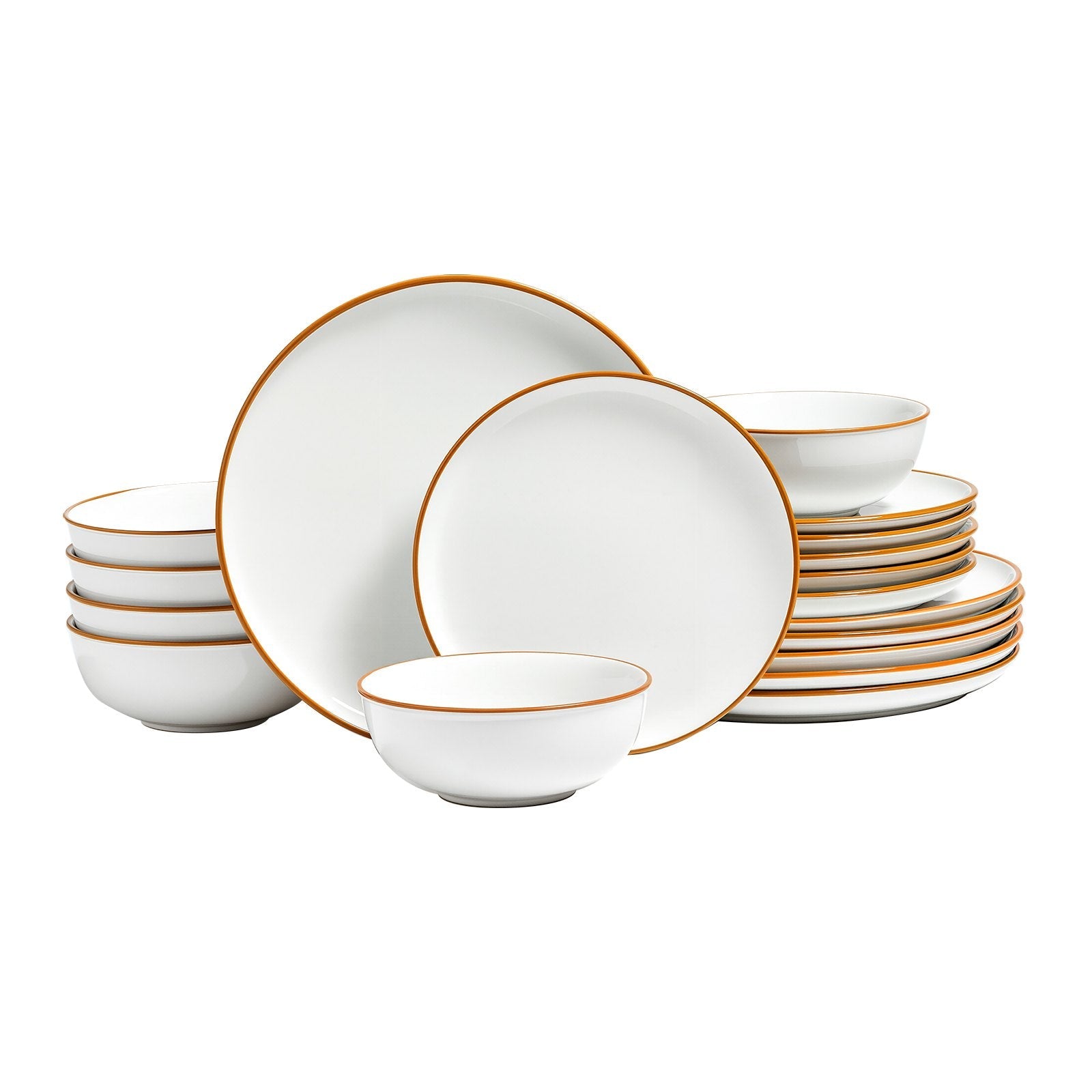 18-Piece Ceramic Dinnerware Set (Service for 6)