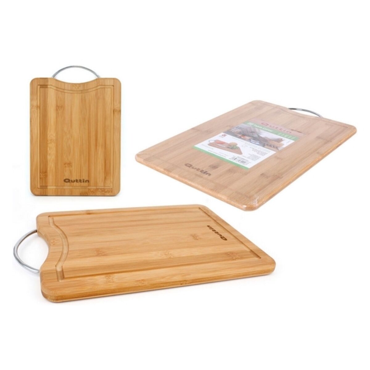 Bamboo Cutting Board with Handles