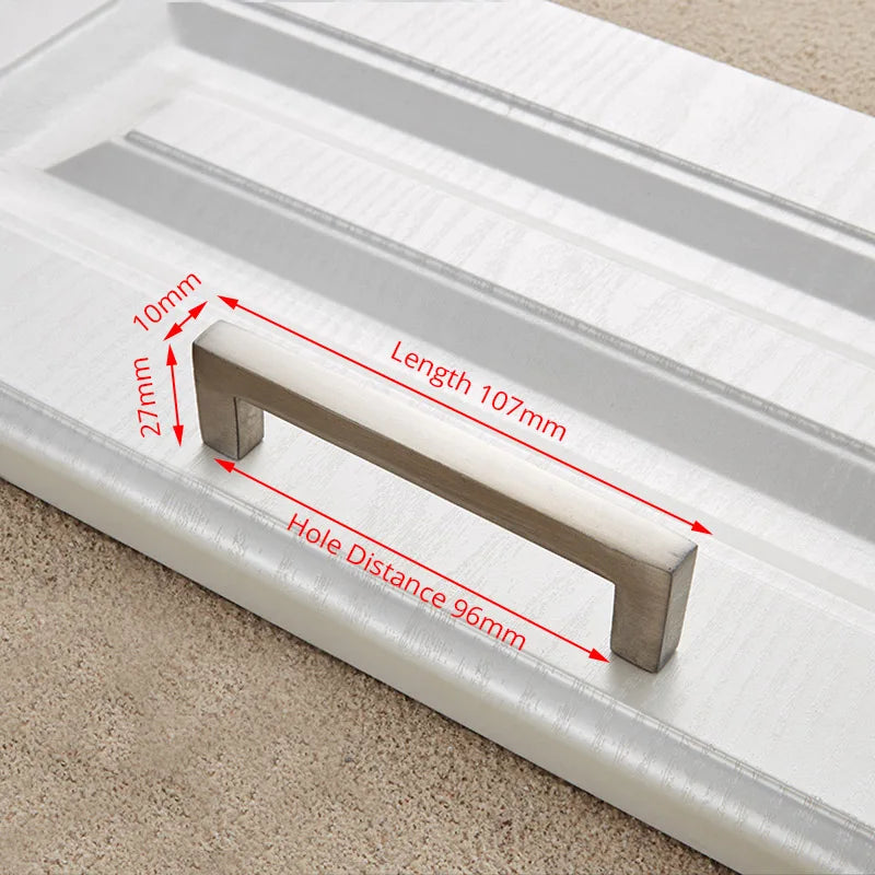 Brushed Aluminum Cabinet Handles