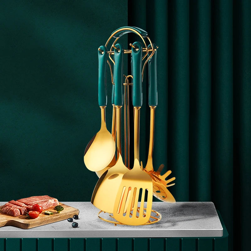 Stainless Steel Kitchen Utensil Set (6-Piece)