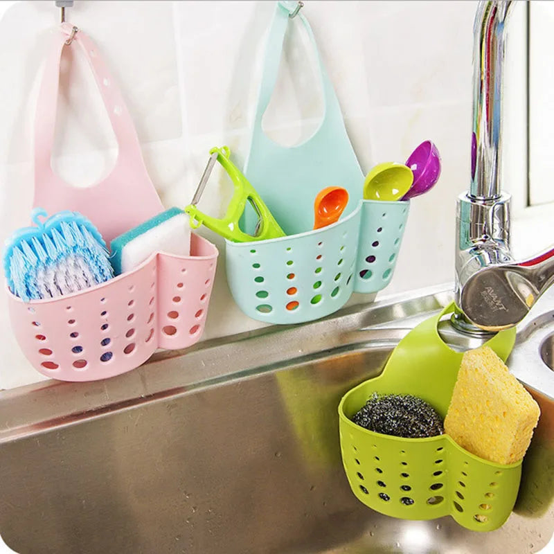 Hanging Sink Sponge & Soap Holder
