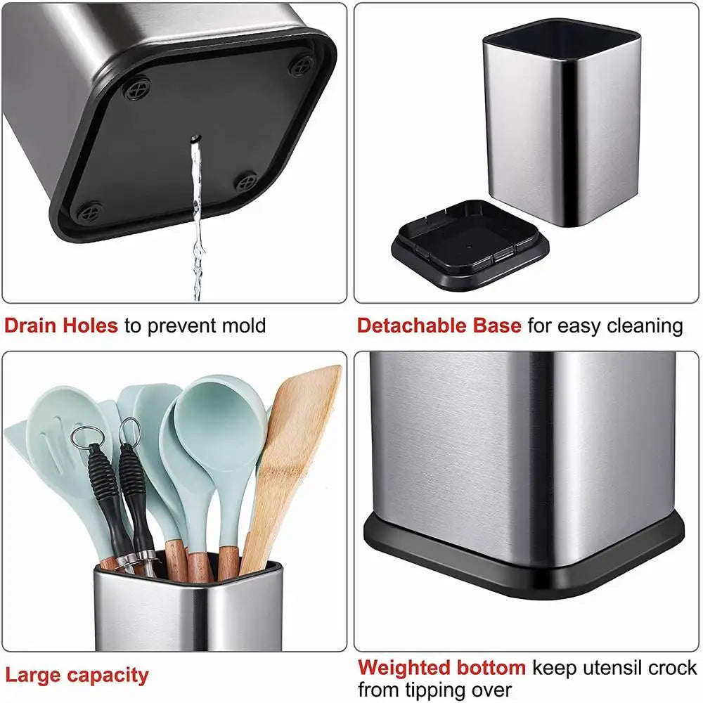 Large Countertop Utensil Holder