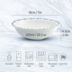 Fairlie Porcelain Soup & Cereal Bowl (17cm)