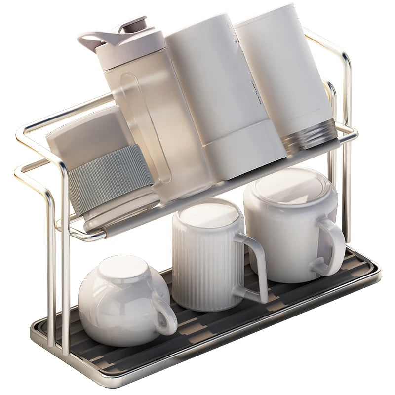 2-Tier Hanging Cup Rack
