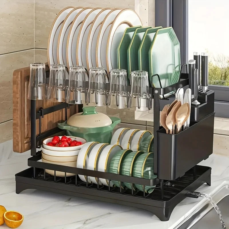 2-Tier Dish & Cup Drying Rack