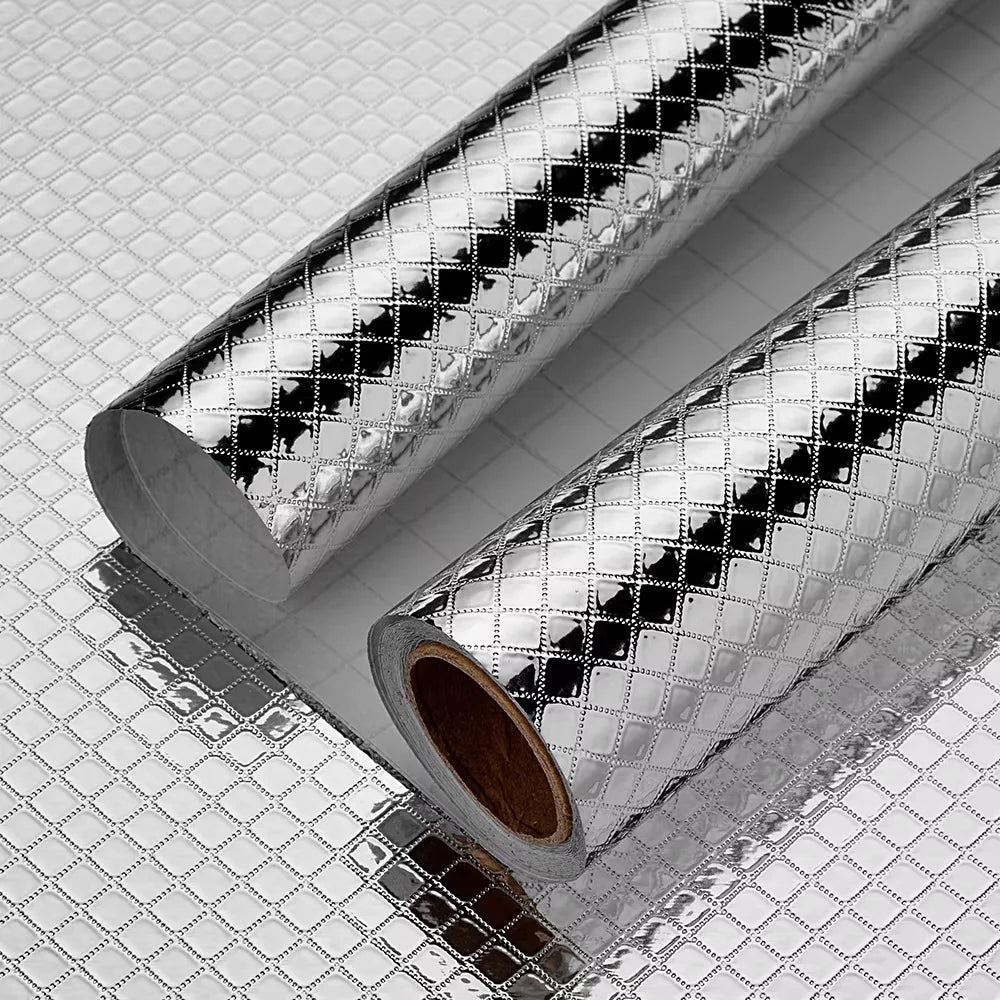 Oil-Proof Aluminum Foil Wall Stickers