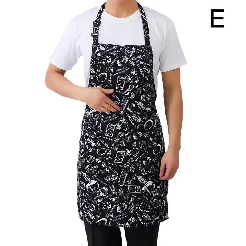 Halterneck Apron with 2 Pockets
