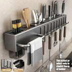 Wall-Mounted Knife & Utensil Rack