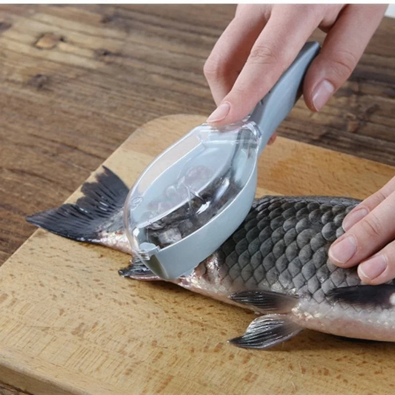 Fish Scale Scraper with Lid