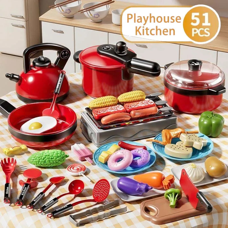Kids' Pretend Cooking Play Set