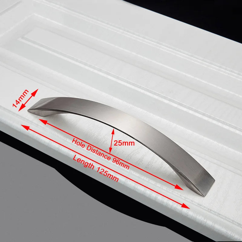 Brushed Aluminum Cabinet Handles