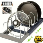 Expandable 6-Shelf Cabinet Organizer