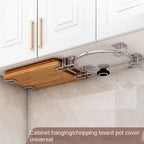 Wall-Mounted Pot Lid Rack