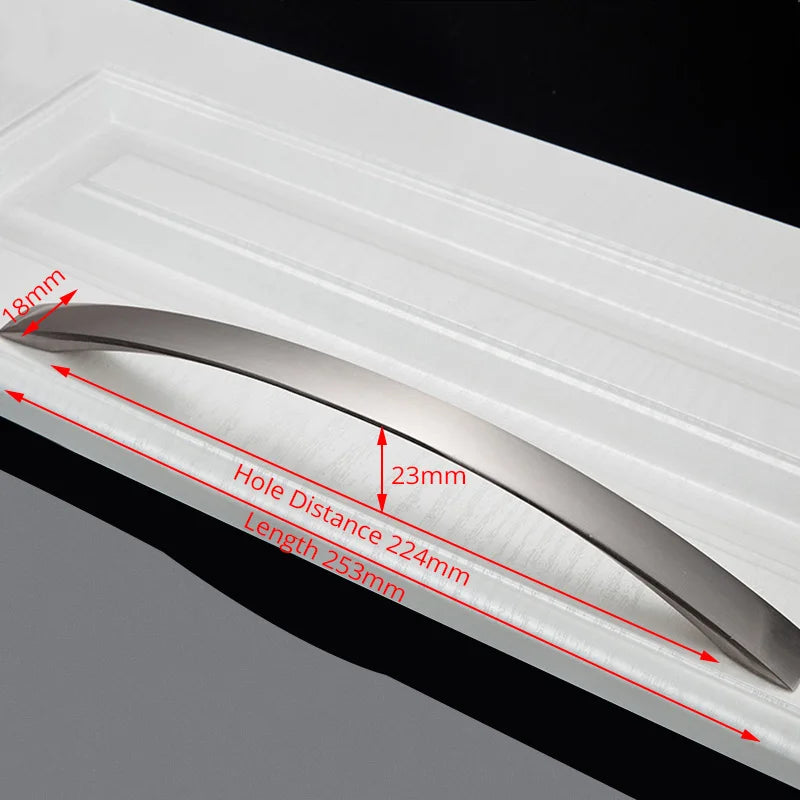 Brushed Aluminum Cabinet Handles