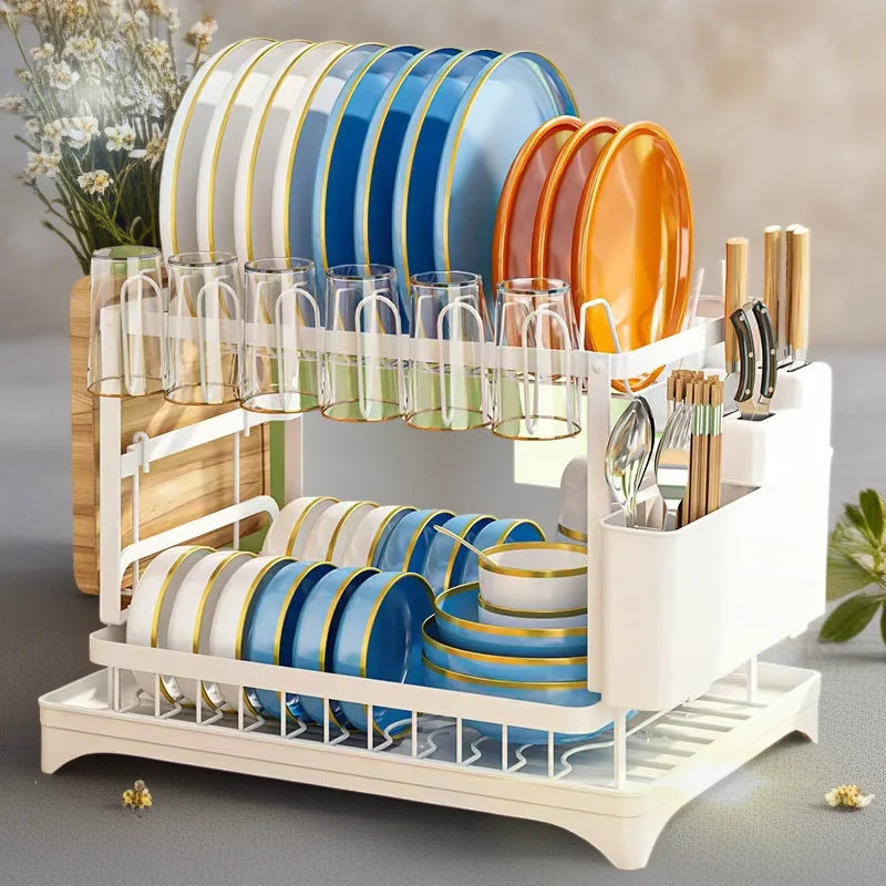 2-Tier Dish & Cup Drying Rack
