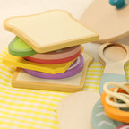 Wooden Play Kitchen Cookware Set