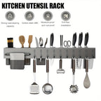 Wall-Mounted Knife & Utensil Rack