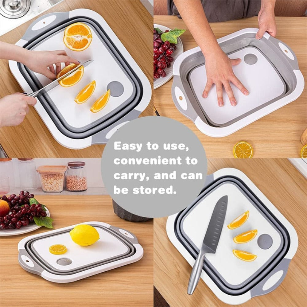 3-in-1 Collapsible Cutting Board