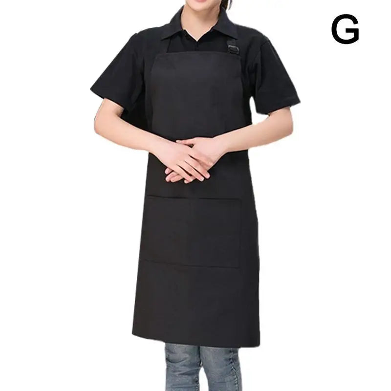 Halterneck Apron with 2 Pockets