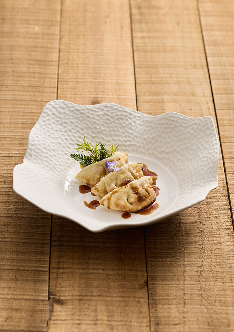 Matte Lattice Square Plate