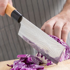 Damascus-Style Knife Set with Carry Case (3-Piece)