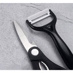 Kitchen Knife Set with Block & Sharpener (17-Piece)