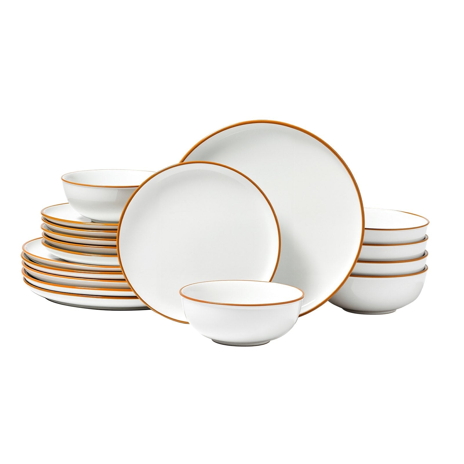 18-Piece Ceramic Dinnerware Set (Service for 6)