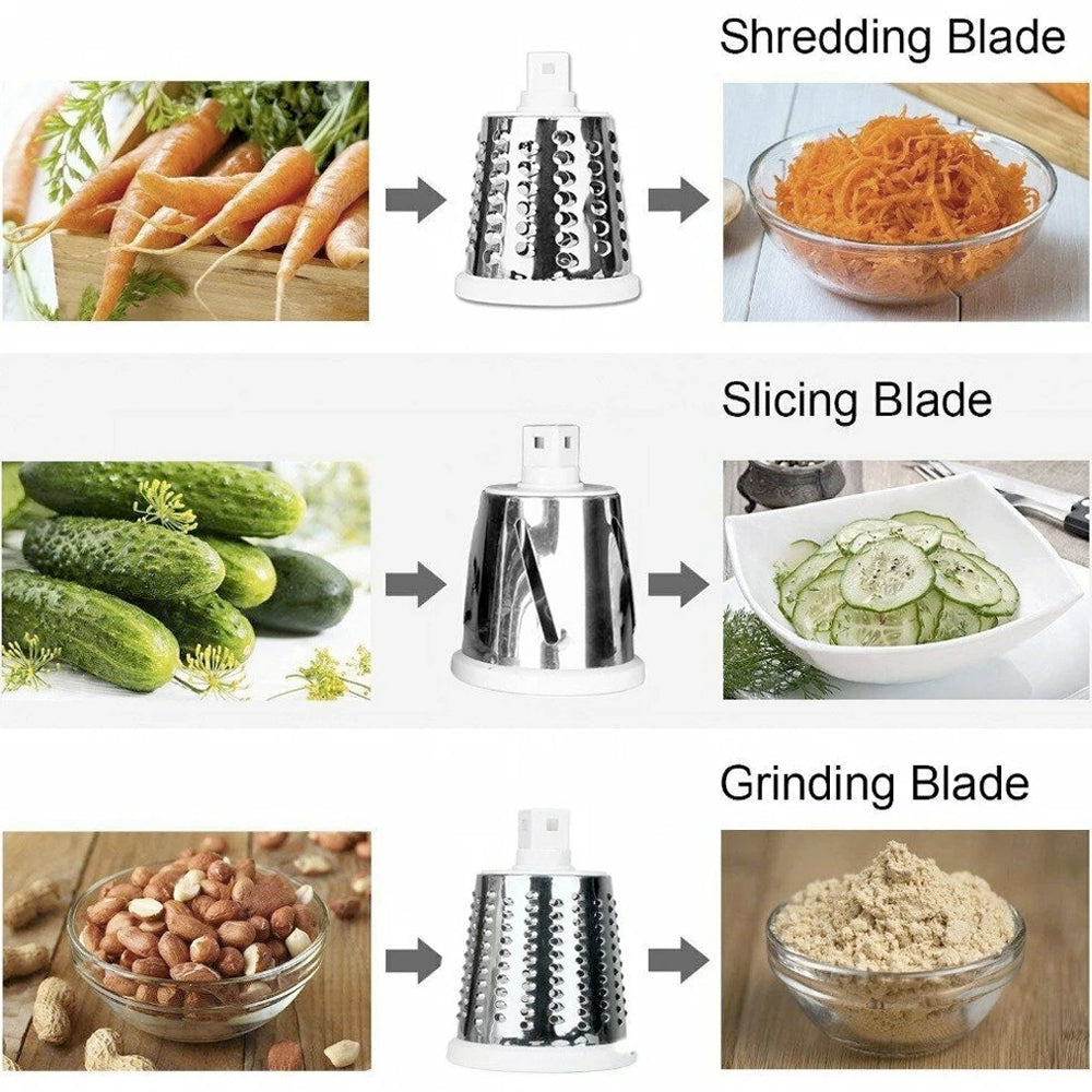 Multi-Functional Stainless Steel Grater & Slicer Set
