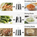 Multi-Functional Stainless Steel Grater & Slicer Set