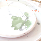 Handmade Watercolour Salad Plate