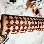 Embossed Rolling Pin with Cookie Cutters