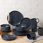 Stoneware Dinnerware Set with Mugs (12-Piece)