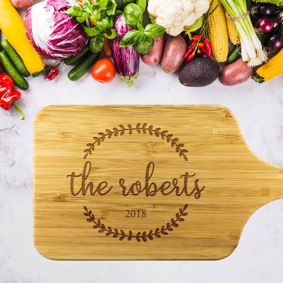 Personalized Bamboo Cutting Board