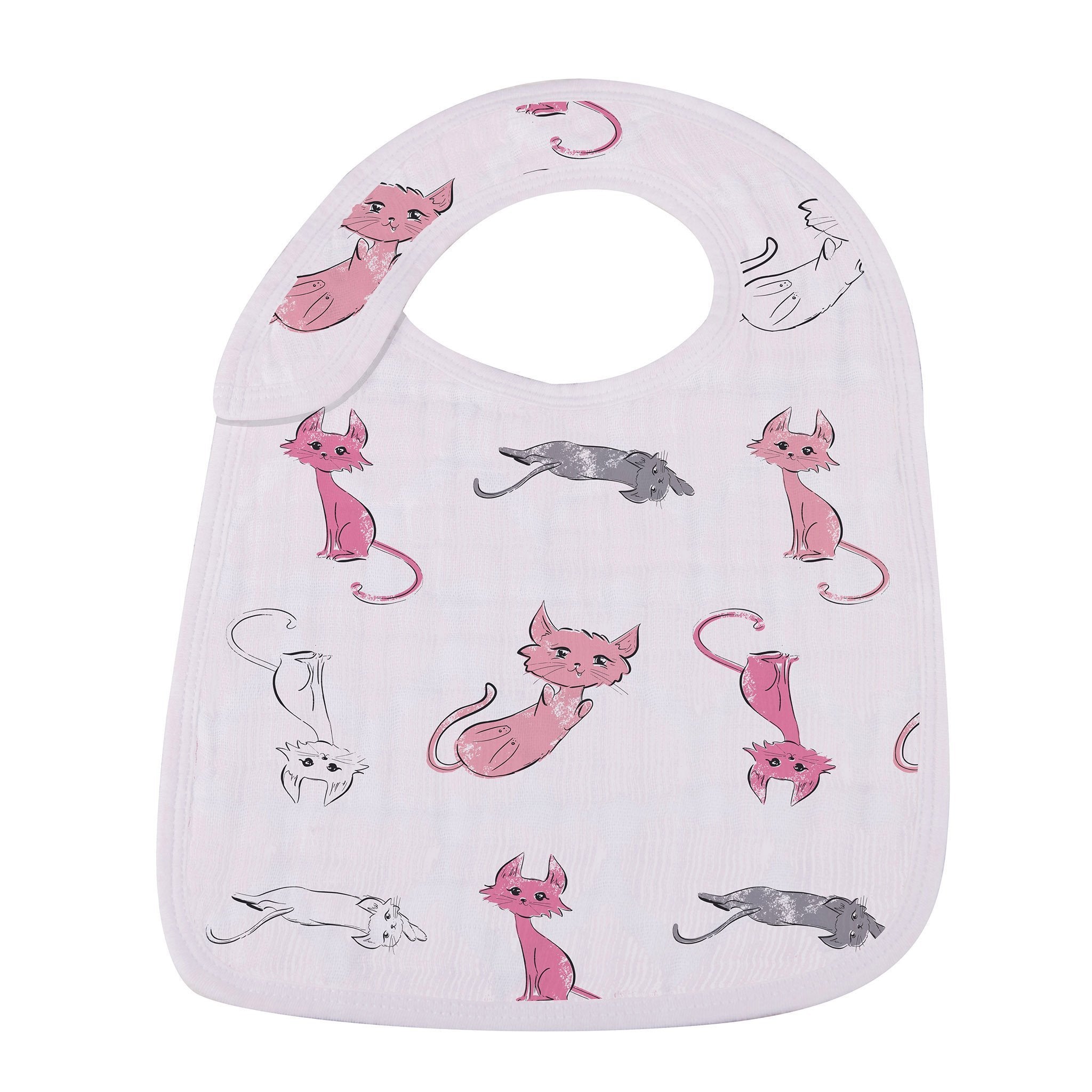 Dandelion Bamboo Muslin Baby Bibs (3-Pack)