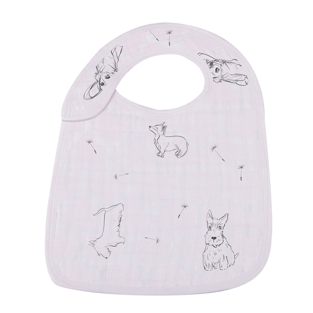 Dandelion Bamboo Muslin Baby Bibs (3-Pack)